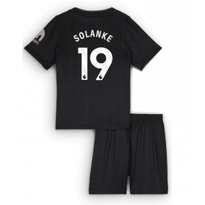 Tottenham Hotspur Dominic Solanke #19 Udebanetrøje Børn 2025-26 Kortærmet (+ Korte bukser)